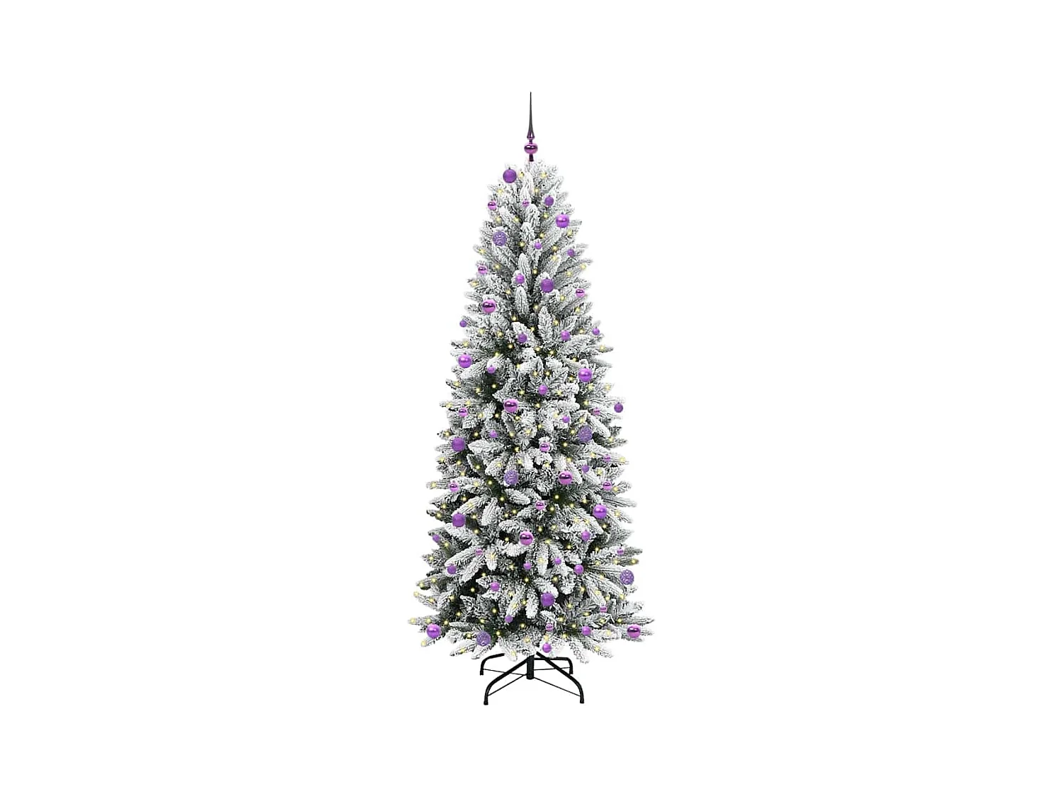 Sapin de Noël artificiel avec 300 LED Blanc 93 x 93 x 240 cm