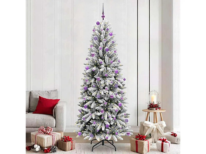 Árbol de Navidad artificial con 300 LED 93 x 93 x 240 cm