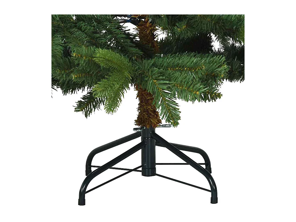 Kunstkerstboom met 150 LED met standaard Groen 150 cm PE en PVC