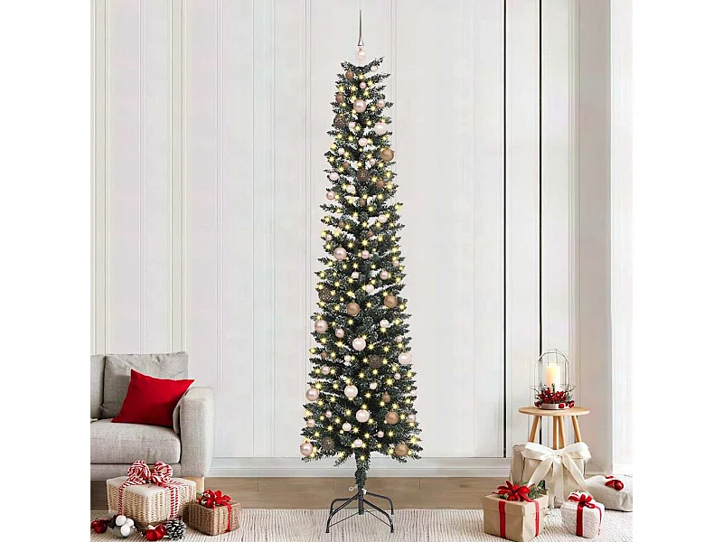 Árbol de Navidad artificial con 300 LED Verde 58 x 58 x 240 cm