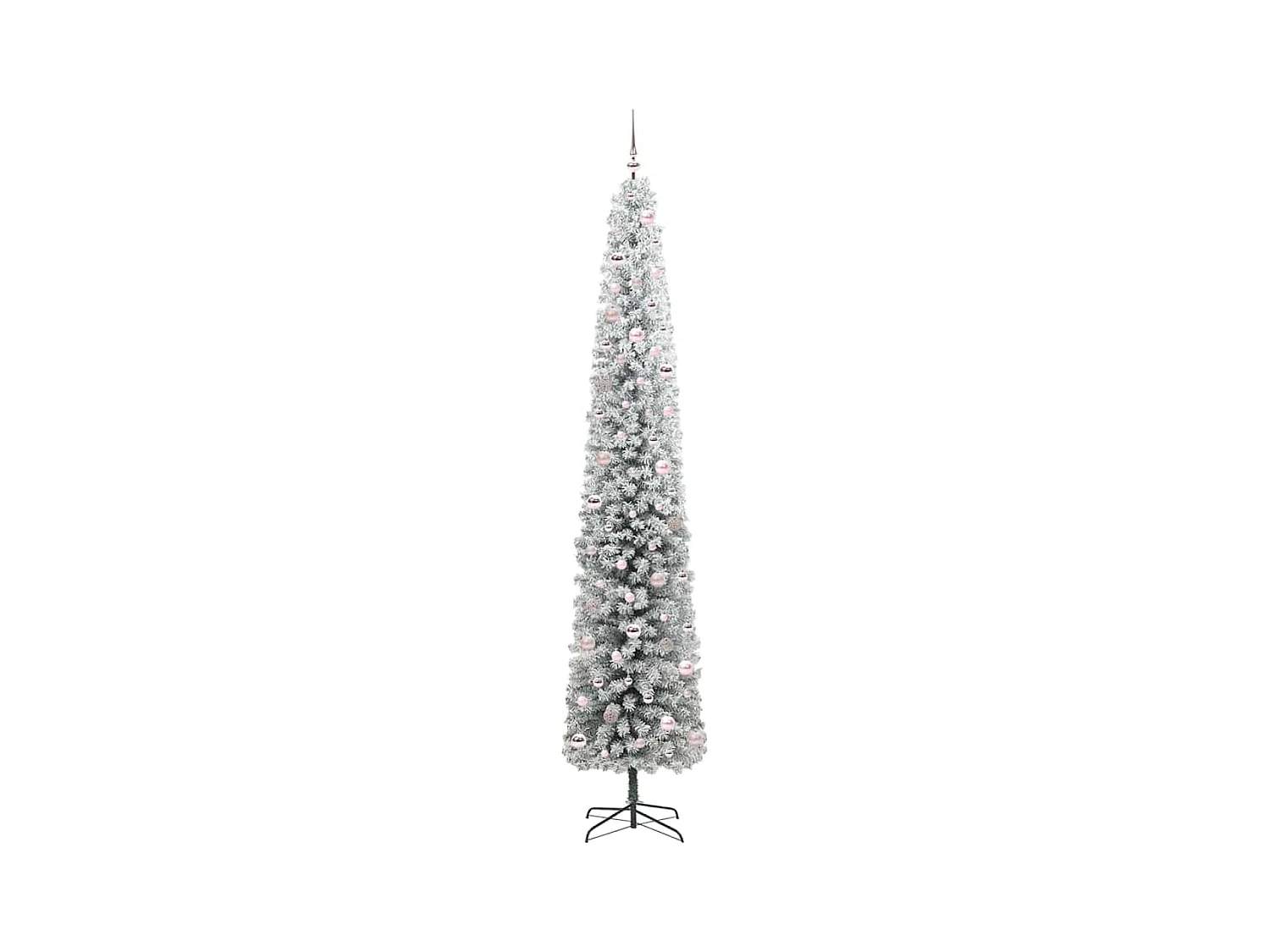 Árbol de Navidad artificial Verde 270 cm PVC, Acero y Plástico