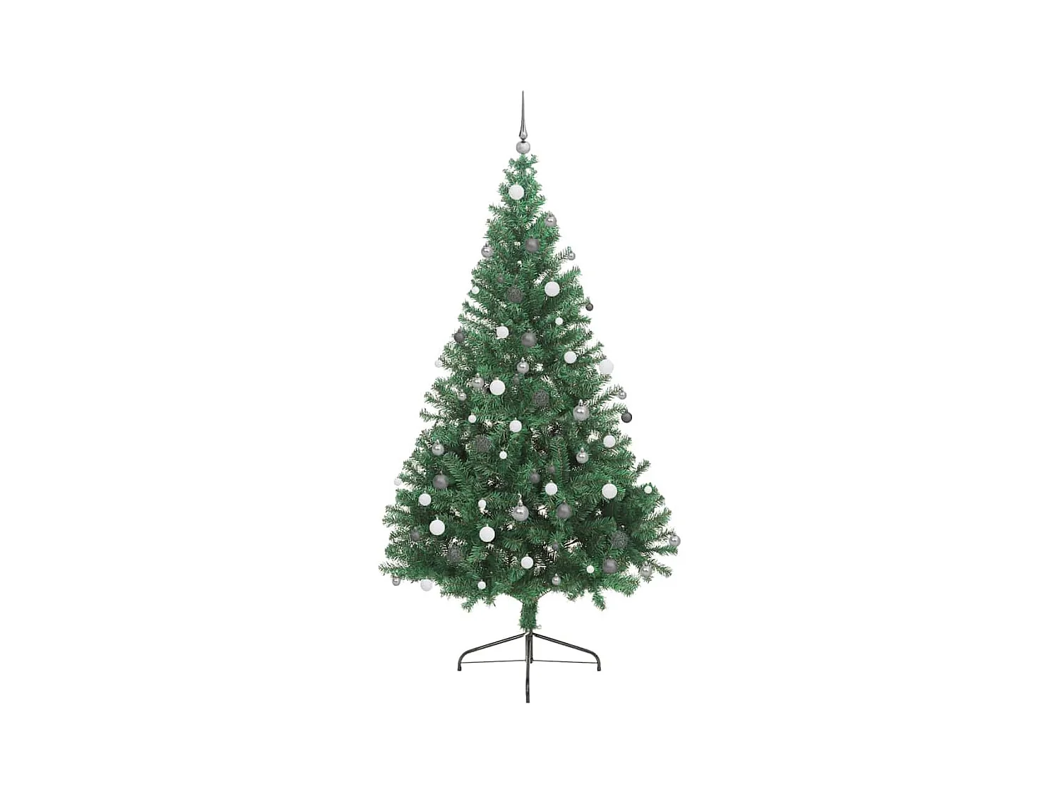 Sapin de Noël artificiel pré-éclairé Vert 240 cm PVC