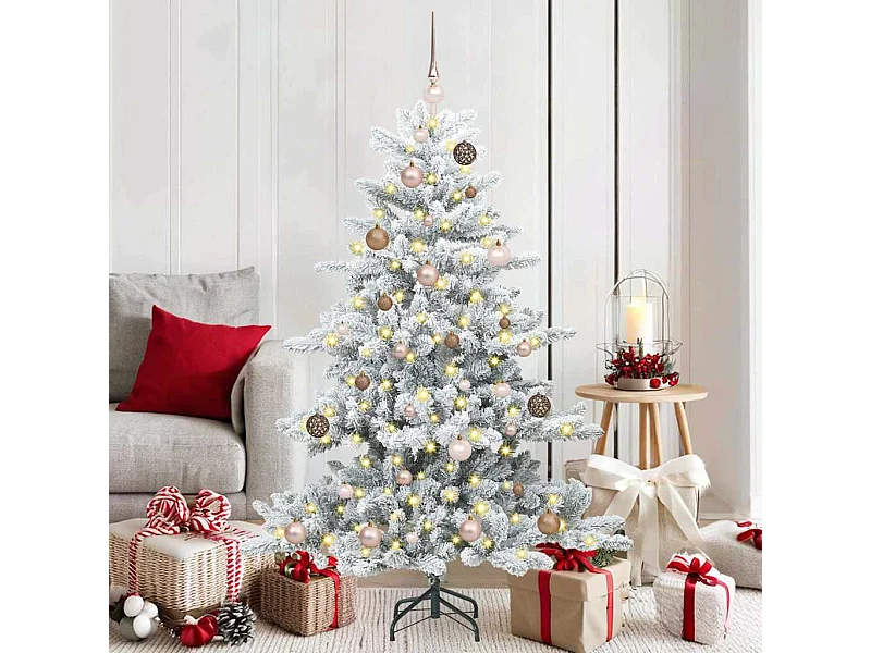 Kunstmatige Hinged Kerstboom met 150 LED 150 cm PVC