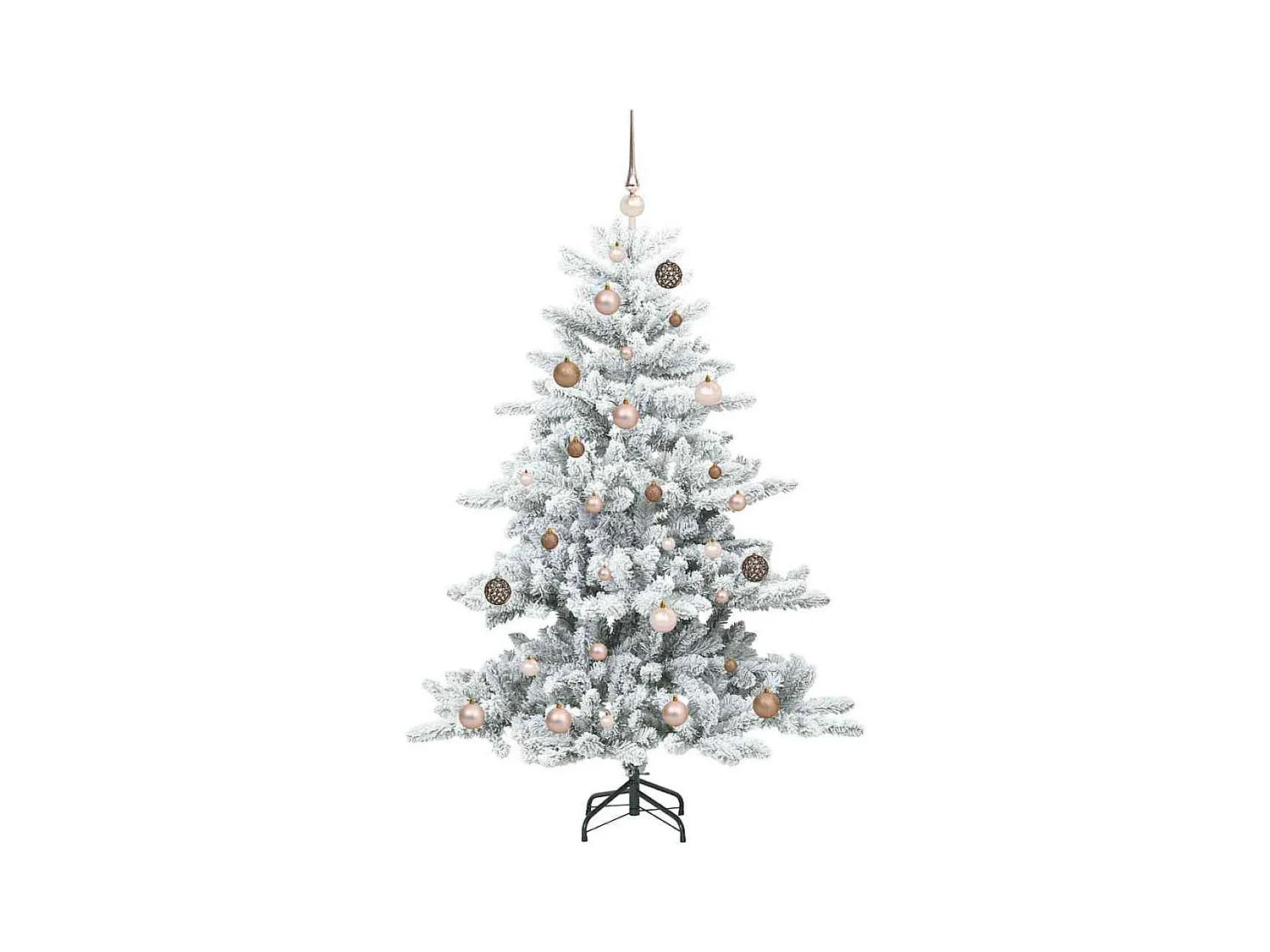 Kunstmatige Hinged Kerstboom met 150 LED 150 cm PVC
