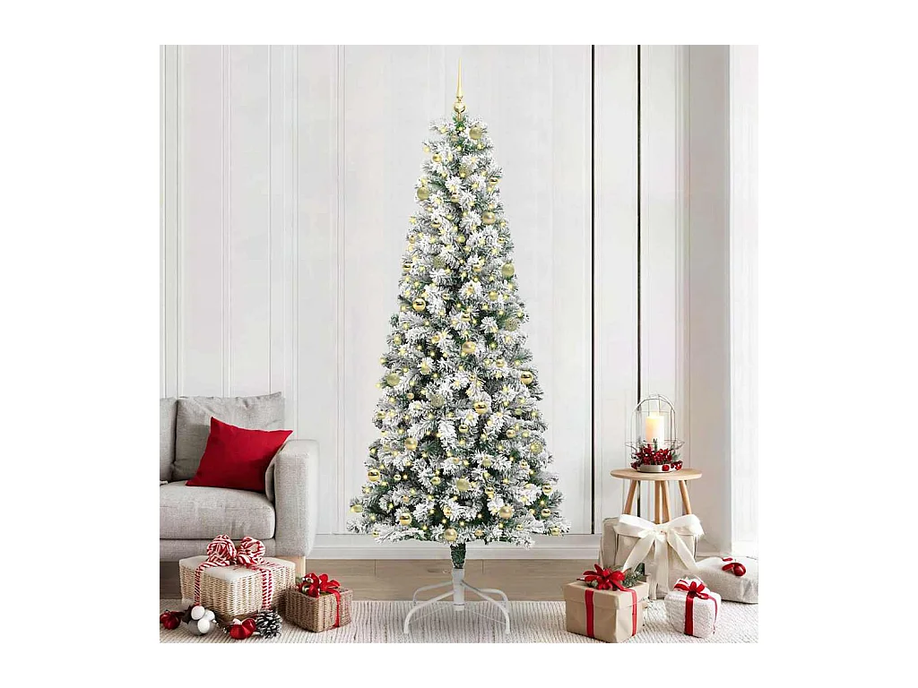 Sapin de Noël Artificiel à Branches Articulées 240 cm PVC