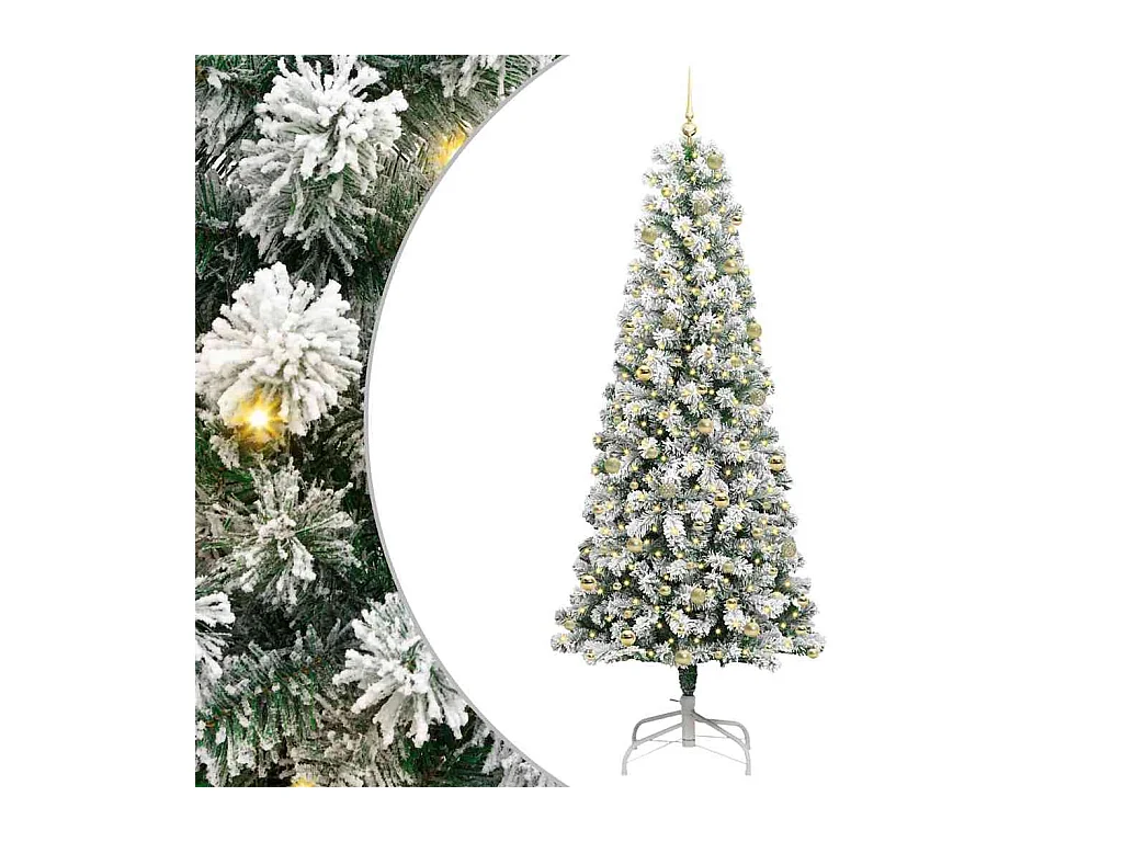 Sapin de Noël Artificiel à Branches Articulées 240 cm PVC