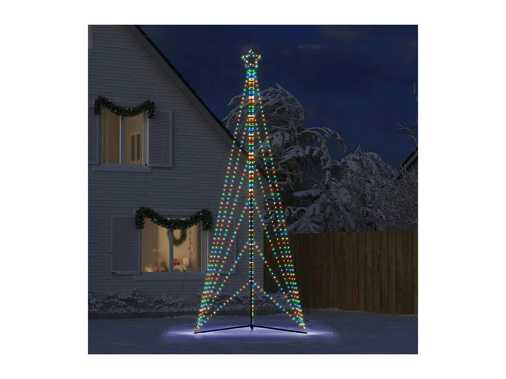 Sapin de Noël à LED 861 LED colorées 478 cm