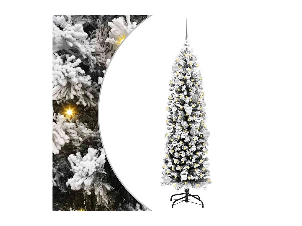 Árvore de Natal Artificial Verde 150 cm PVC e Aço e Plástico