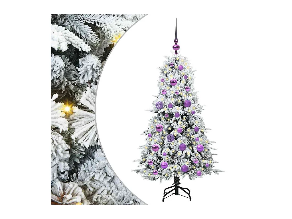 Árbol de Navidad artificial con ramas articuladas Verde 120 cm