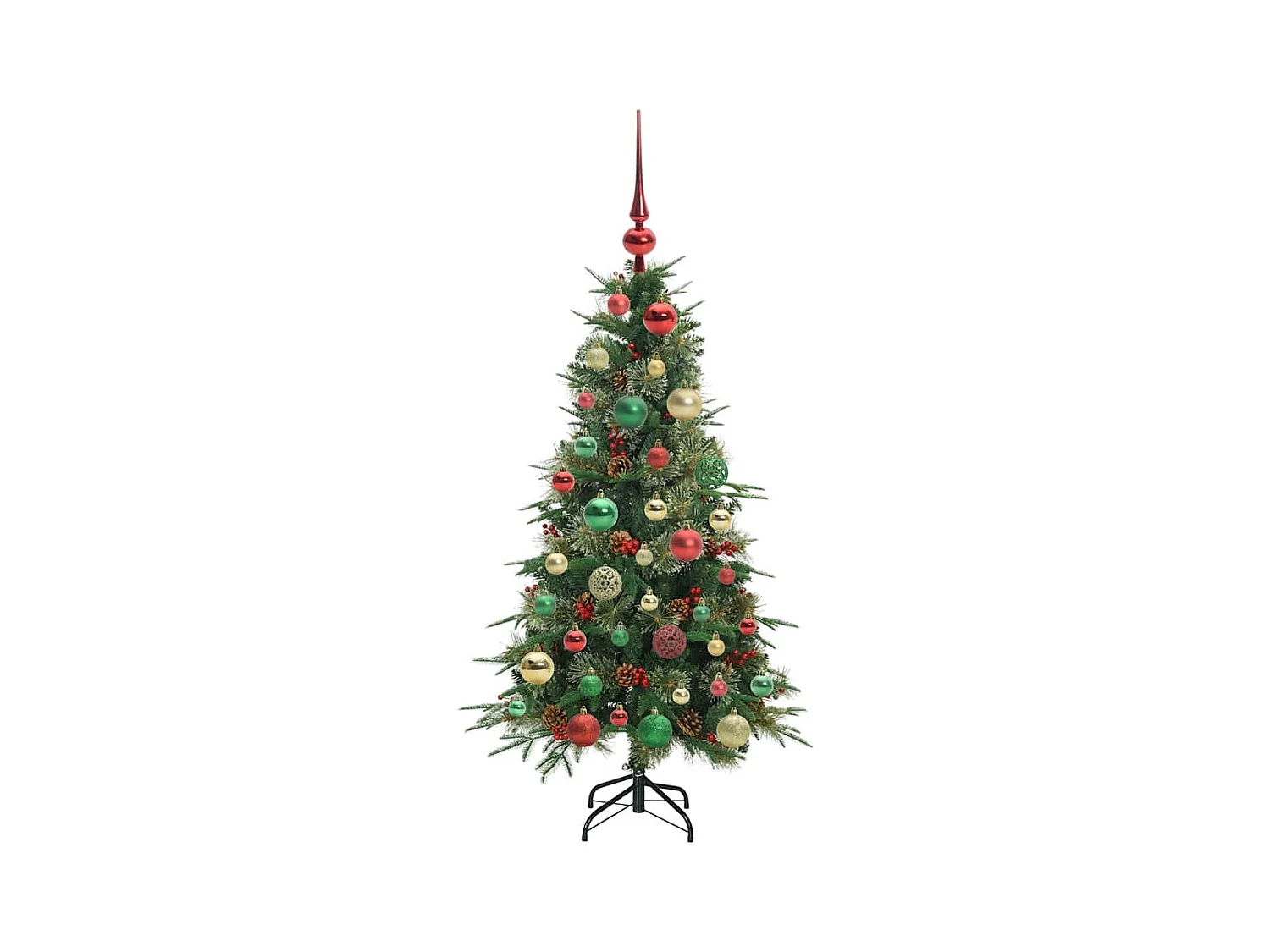 Árbol de Navidad artificial con ramas articuladas Verde 120 cm