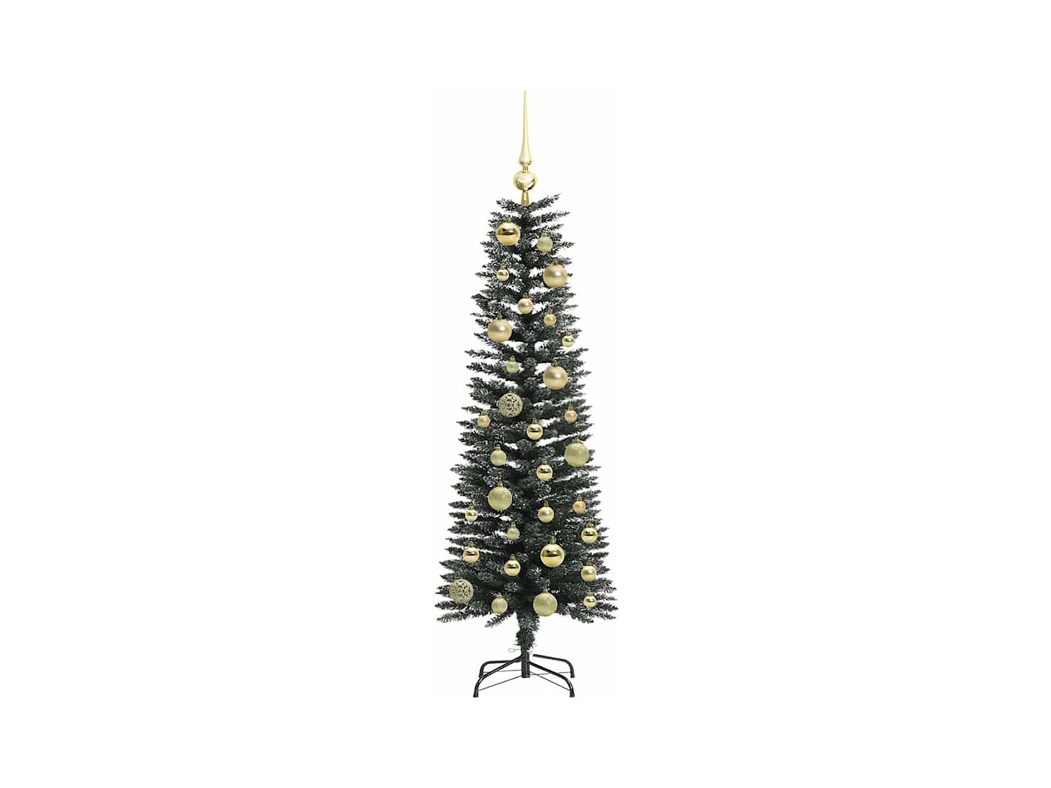 Sapin de Noël artificiel avec 150 LED Vert 40,5 x 40,5 x 120 cm
