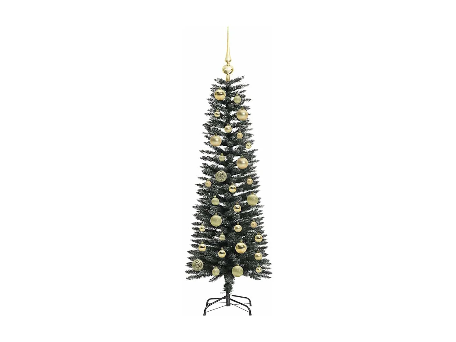 Sapin de Noël artificiel avec 150 LED Vert 40,5 x 40,5 x 120 cm