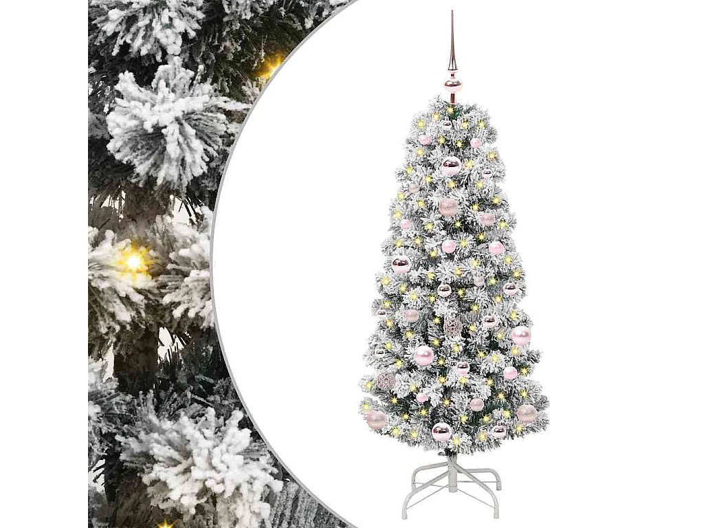 Sapin de Noël Artificiel à Branches Articulées 120 cm PVC