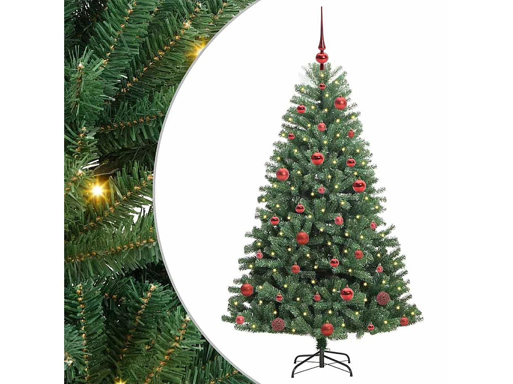 Sapin de Noël Artificiel à Branches Articulées Vert 150 cm