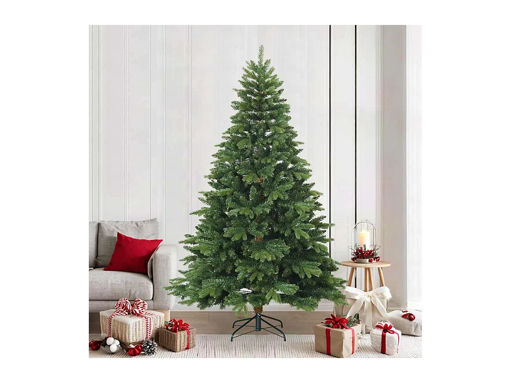 Árbol de Navidad artificial con ramas articuladas Verde 240 cm