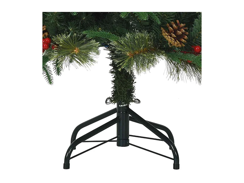 Árbol de Navidad artificial con ramas articuladas Verde 150 cm