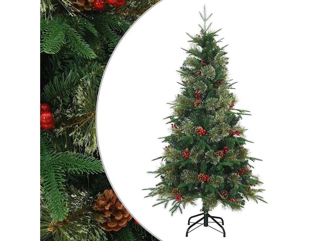 Sapin de Noël Artificiel à Branches Articulées Vert 150 cm