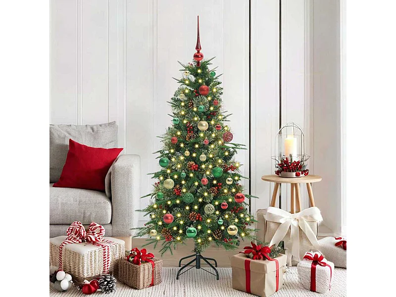 Sapin de Noël Artificiel à Branches Articulées Vert 150 cm