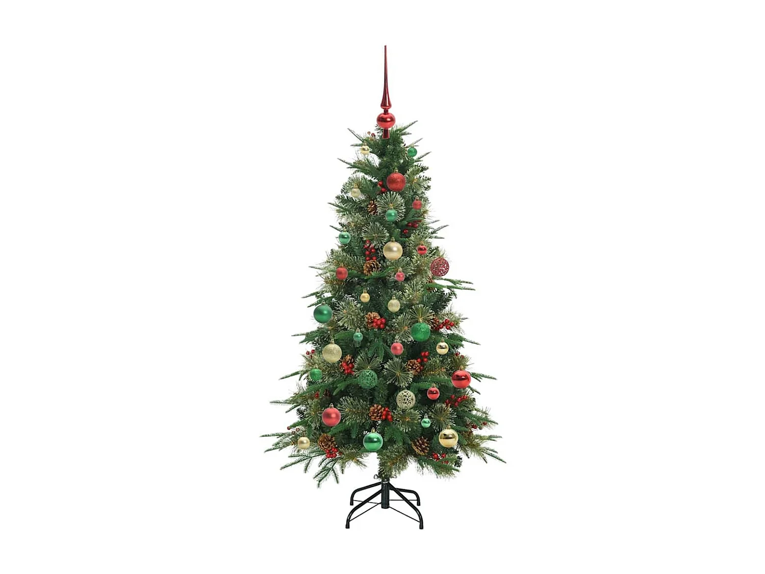 Sapin de Noël Artificiel à Branches Articulées Vert 150 cm