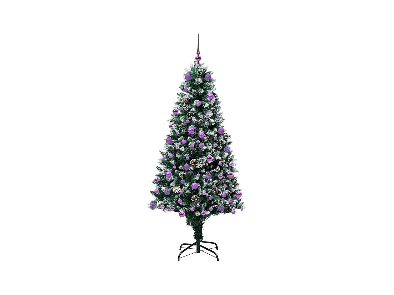 Sapin de Noël artificiel Vert 180 cm PVC, Acier et Plastique