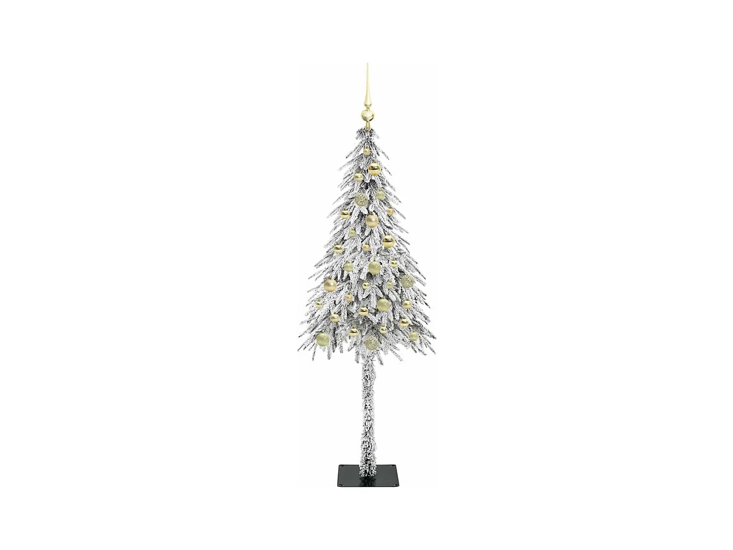 Árvore de Natal com 150 LEDs com suporte Branco 150 cm PE e Aço
