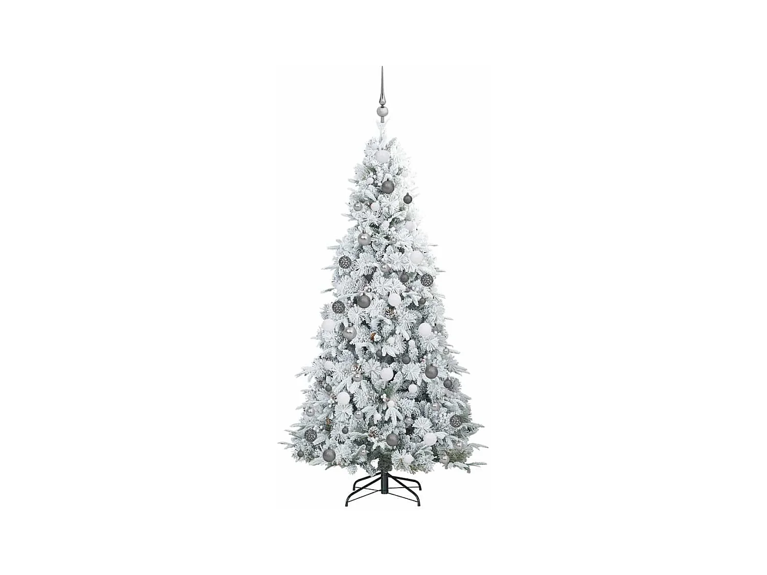Árbol de Navidad artificial con ramas articuladas Verde 210 cm
