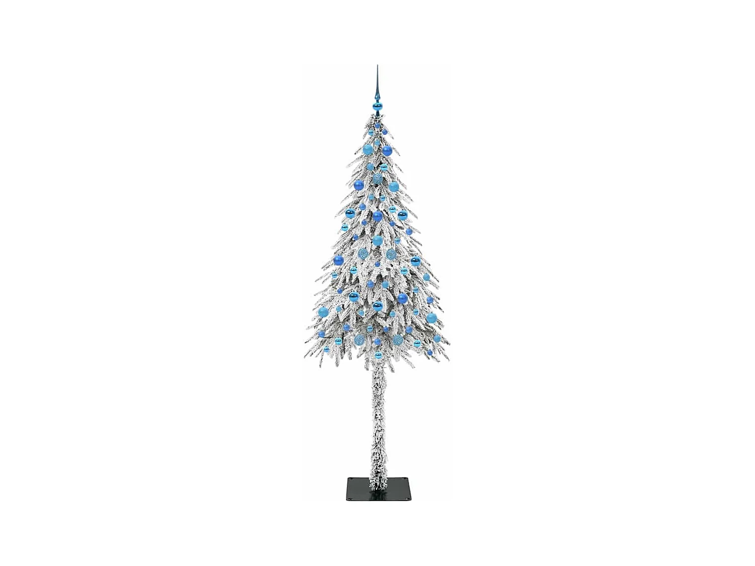 Árvore de Natal com 300 LEDs com suporte Branco 210 cm PE e Aço