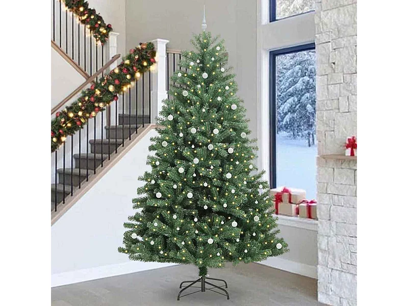 Sapin de Noël Artificiel à Branches Articulées Vert 300 cm