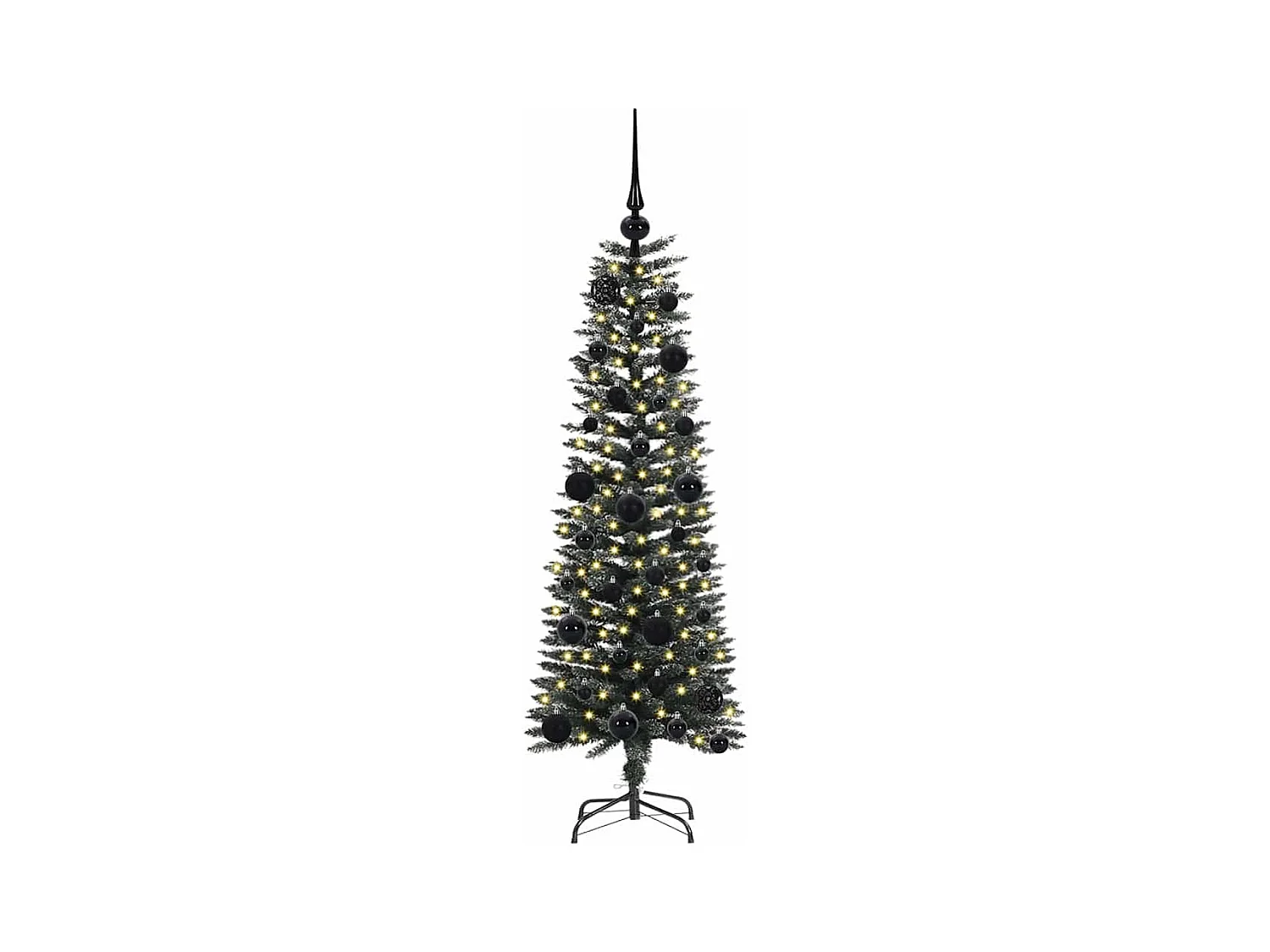 Sapin de Noël artificiel avec 150 LED Vert 40,5 x 40,5 x 120 cm