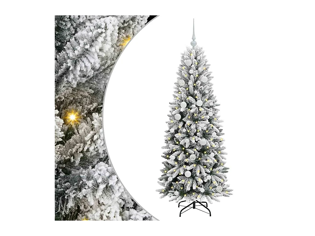 Árbol de Navidad artificial con 150 LED 63 x 63 x 150 cm