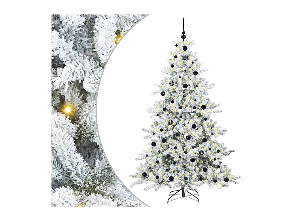Sapin de Noël Artificiel à Branches Articulées 210 cm PVC