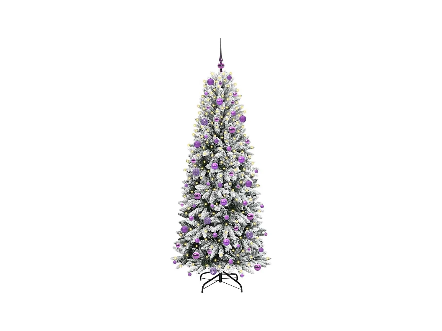 Sapin de Noël artificiel avec 300 LED Blanc 73 x 73 x 180 cm