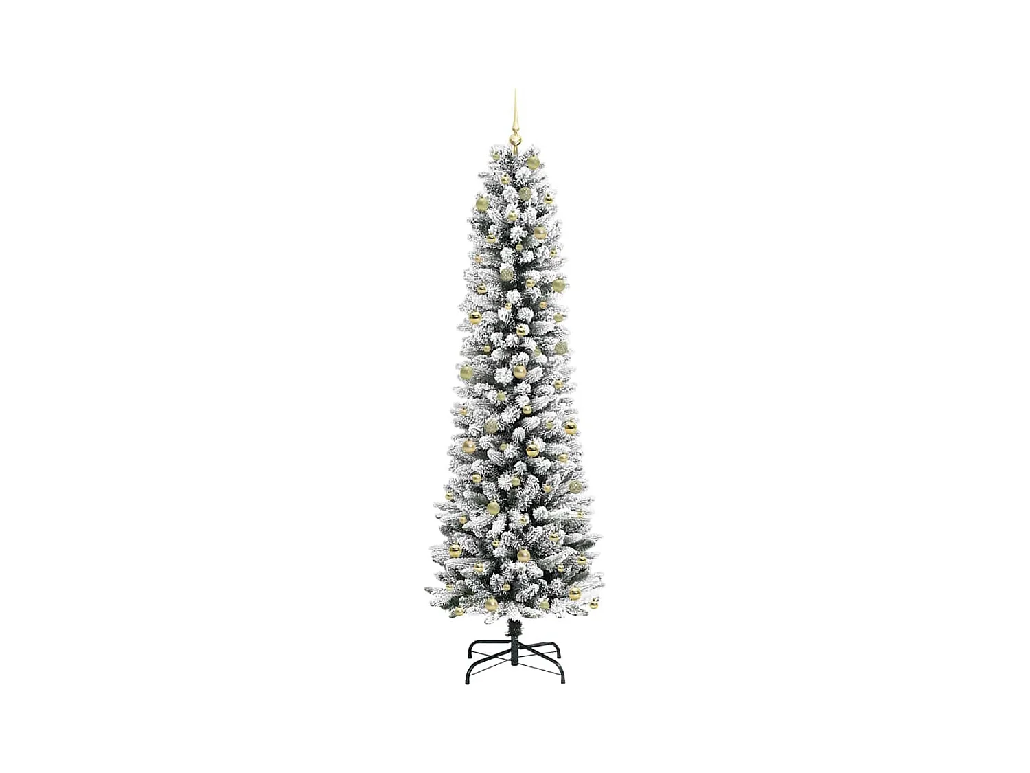 Sapin de Noël artificiel avec 300 LED Vert et blanc 240 cm
