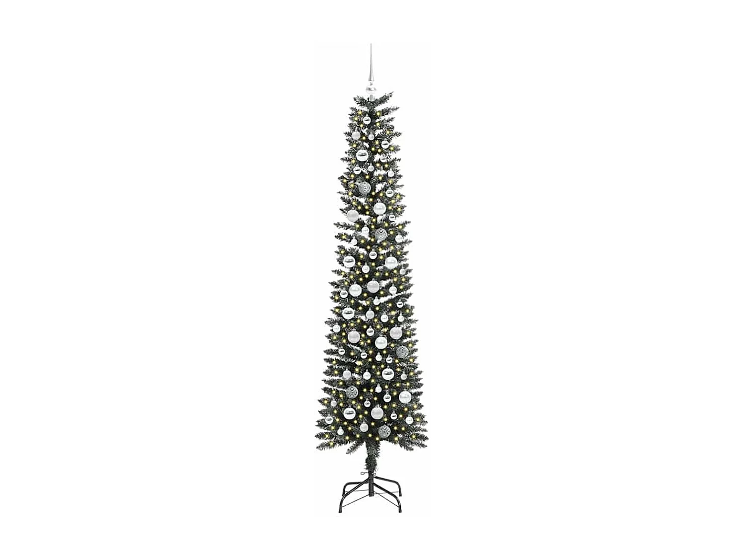 Árvore de Natal Artificial com 300 LEDs Verde 58 x 58 x 210 cm