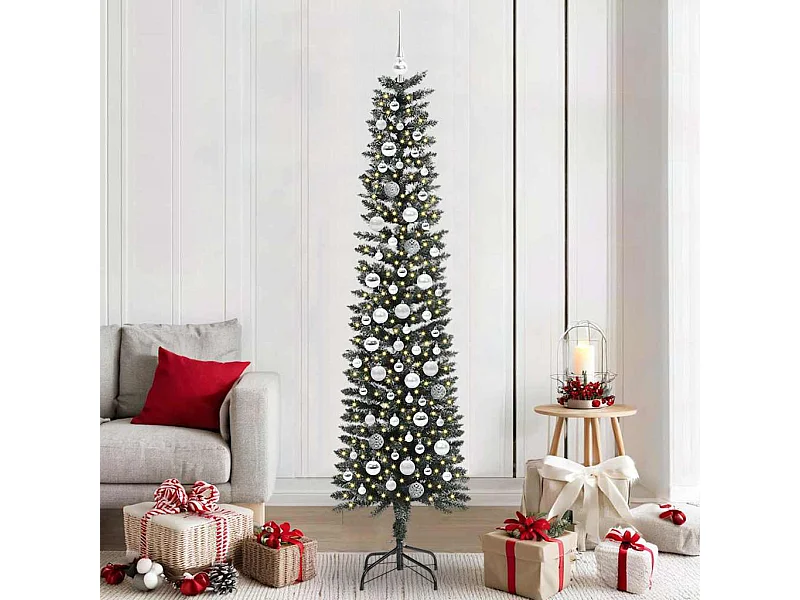 Árvore de Natal Artificial com 300 LEDs Verde 58 x 58 x 210 cm