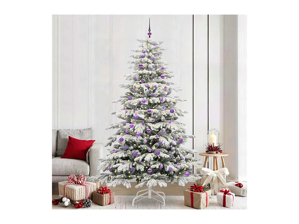 Árbol de Navidad artificial con ramas articuladas 240 cm