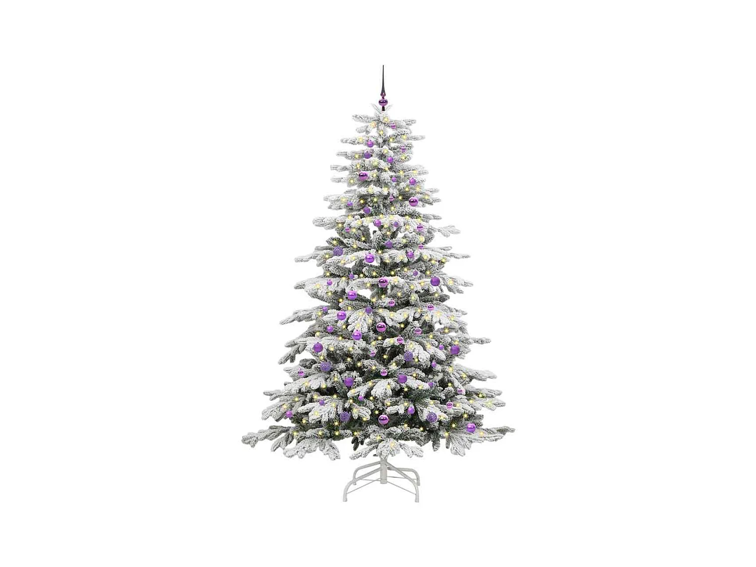 Árbol de Navidad artificial con ramas articuladas 240 cm