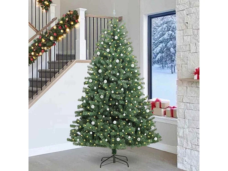 Sapin de Noël Artificiel à Branches Articulées Vert 270 cm