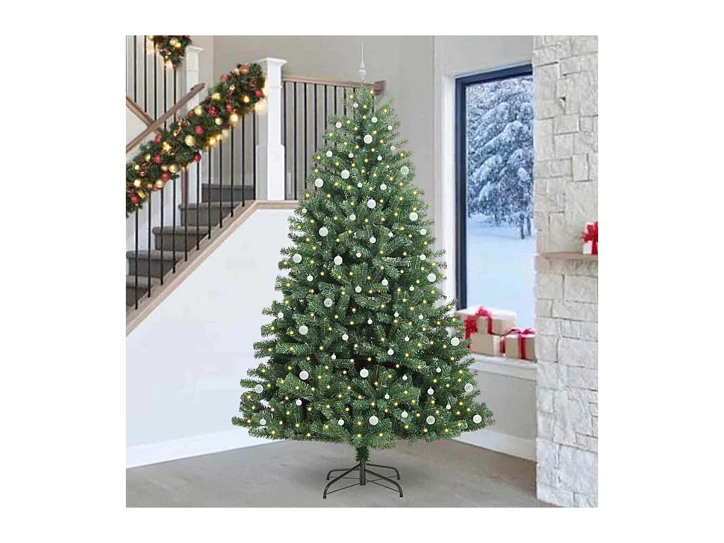 Sapin de Noël Artificiel à Branches Articulées Vert 270 cm