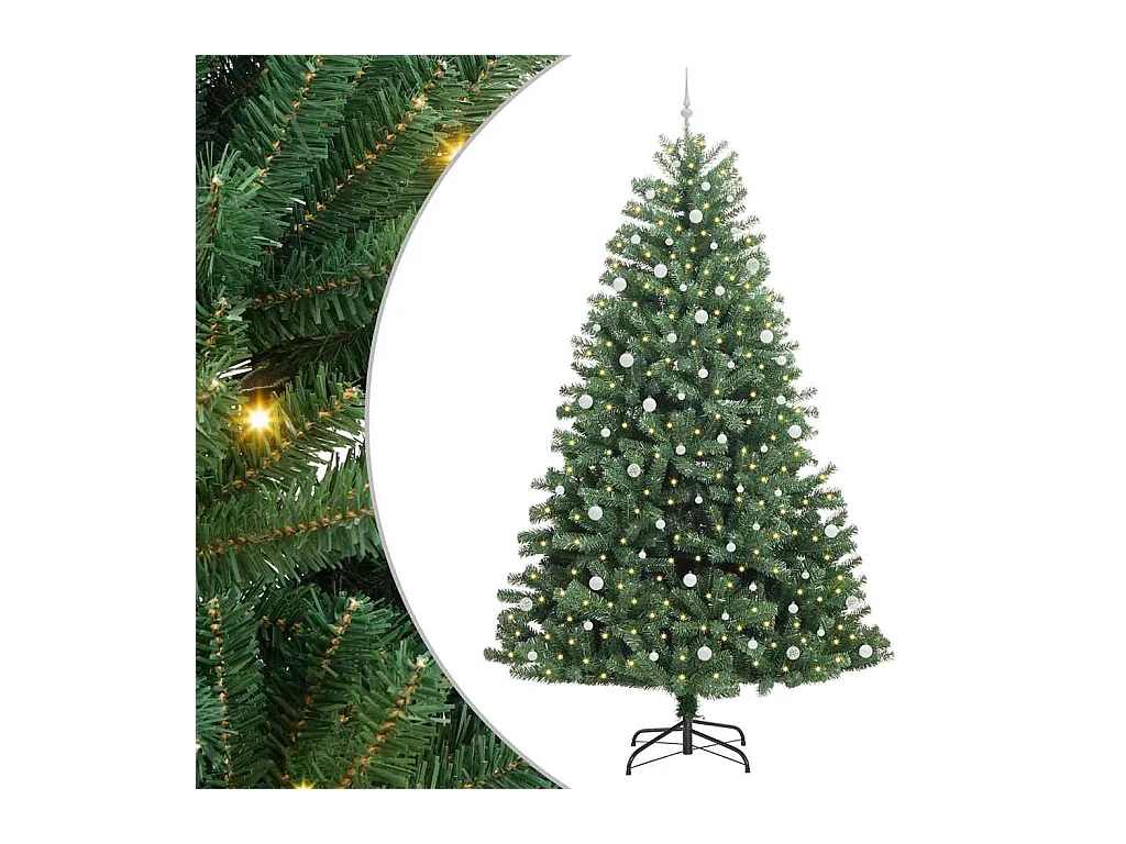 Sapin de Noël Artificiel à Branches Articulées Vert 270 cm