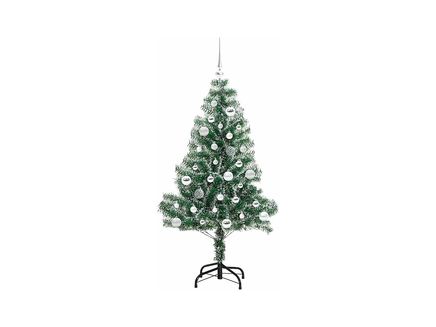 Arbre de Noël artificiel floconné de neige avec lumière LED