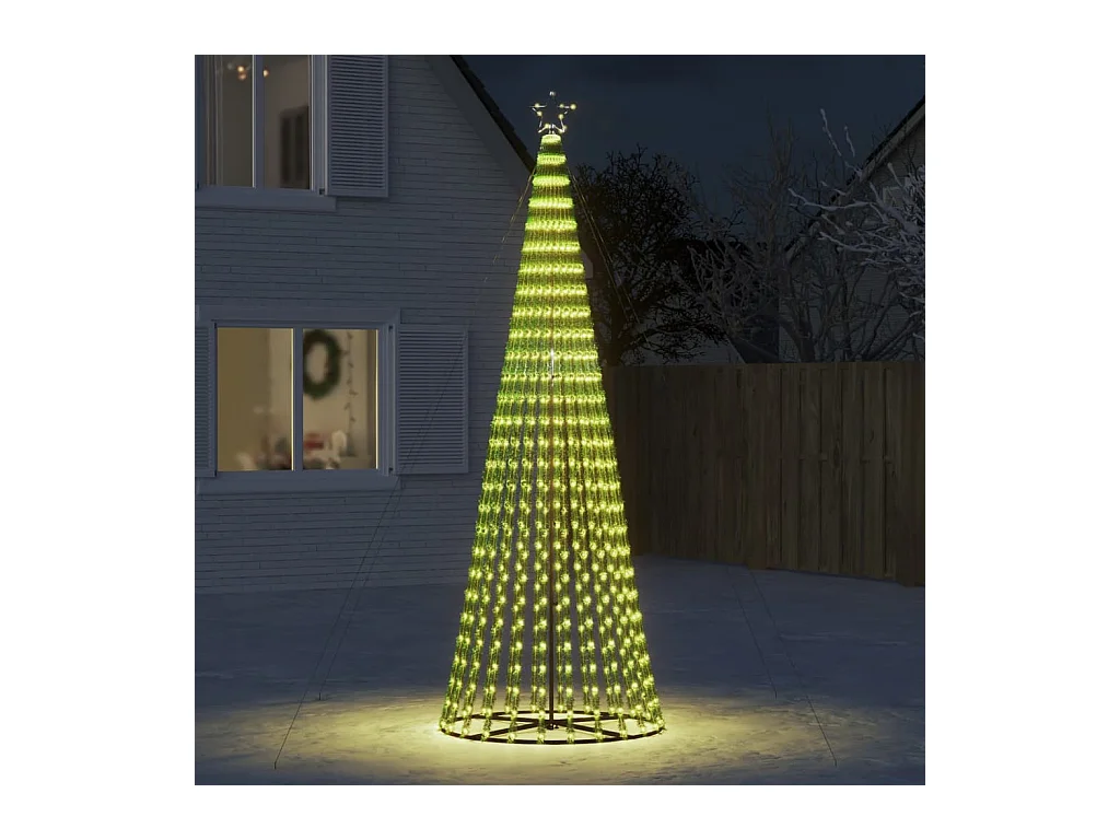 LED-kerstboom 688 LEDs warm wit 300 cm