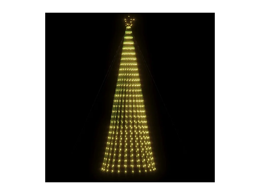 LED-kerstboom 688 LEDs warm wit 300 cm