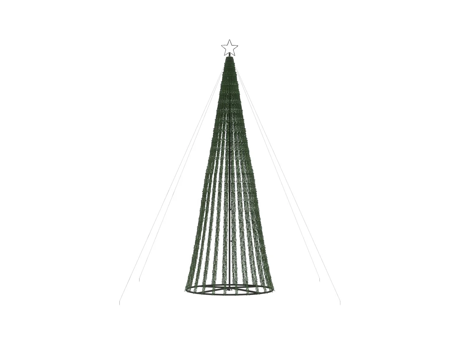 LED-kerstboom 688 LEDs warm wit 300 cm