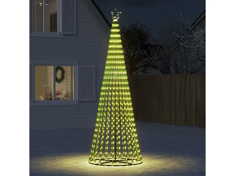 Árbol de Navidad LED 688 LEDs blanco cálido 300 cm