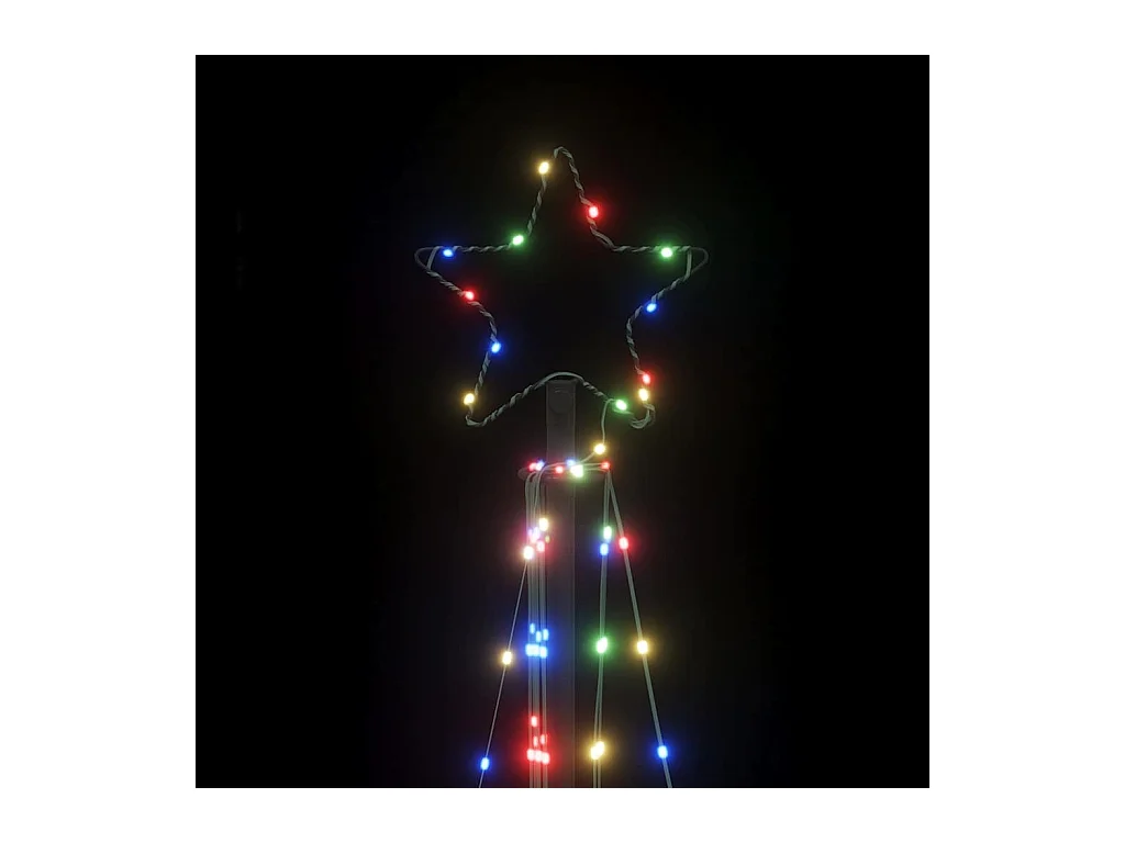 Sapin de Noël à LED 339 LED colorées 187 cm