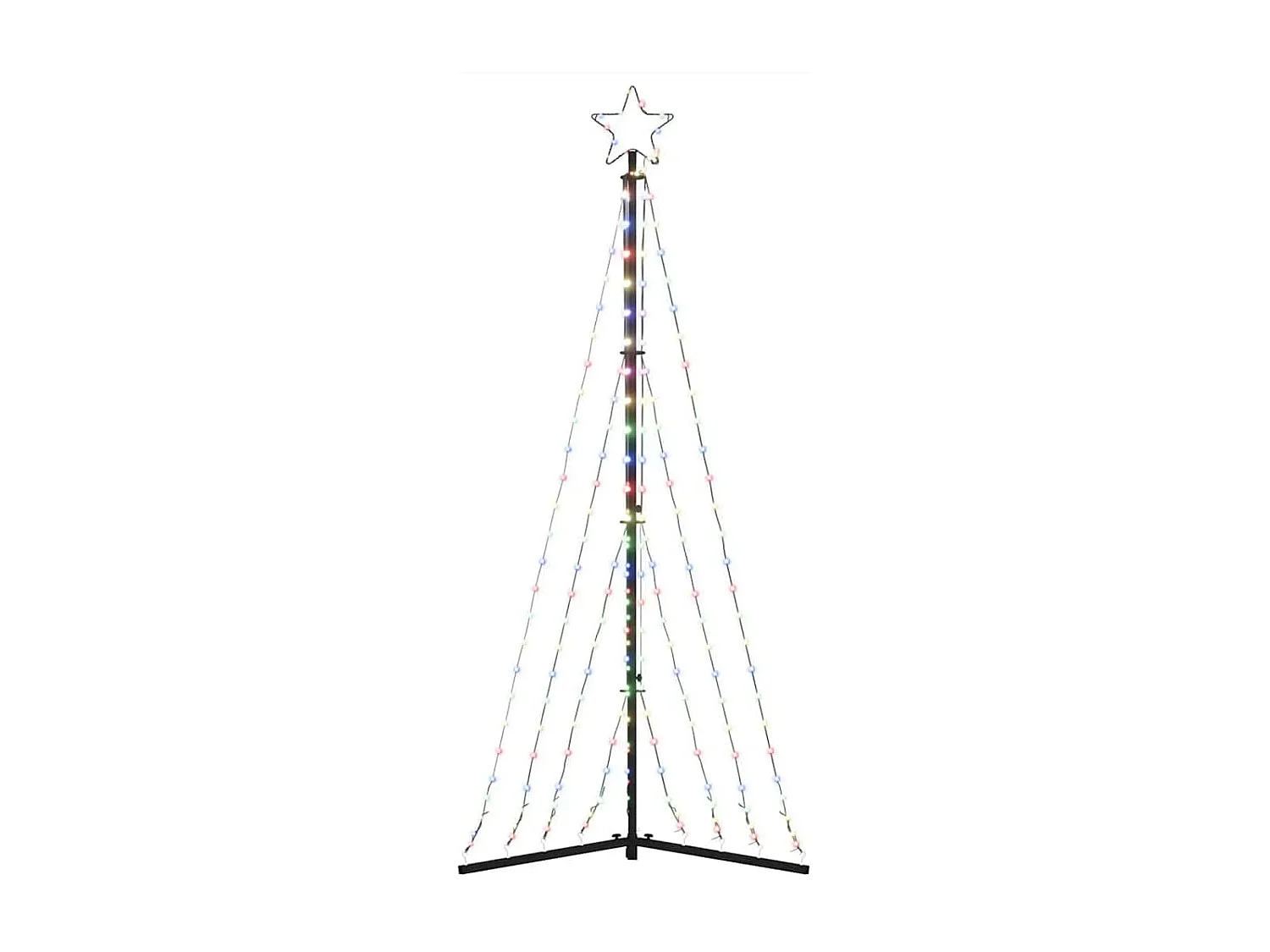 Sapin de Noël à LED 339 LED colorées 187 cm