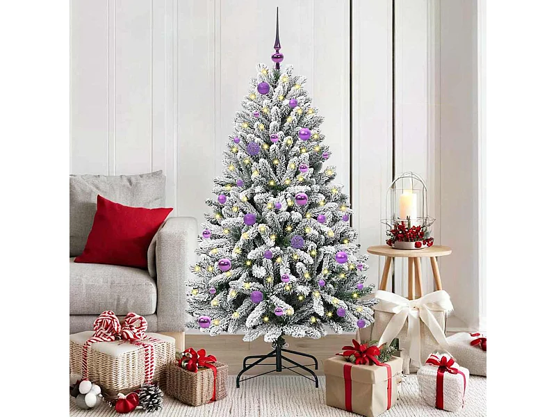 Árbol de Navidad artificial Verde y 150 cm PVC y Metal