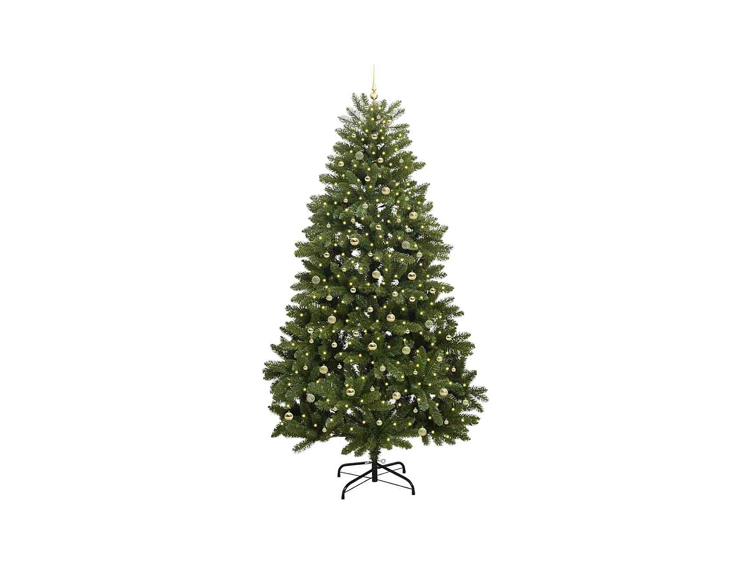 Sapin de Noël artificiel Vert 300 cm PVC et métal