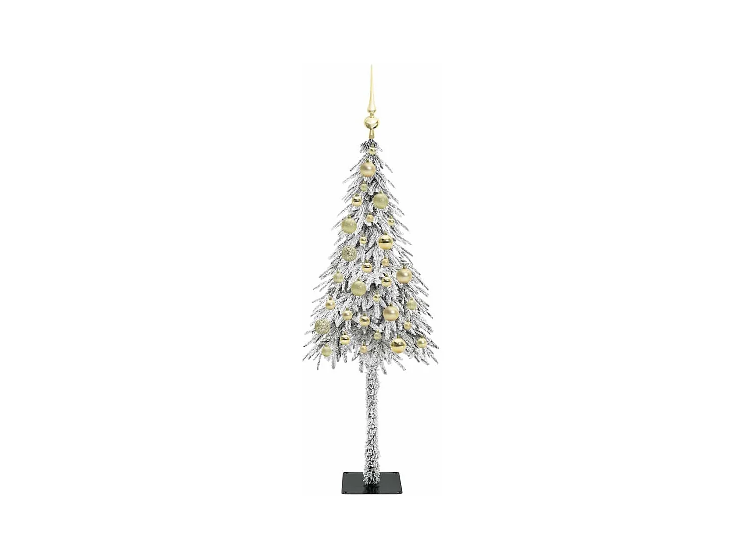 Árvore de Natal com 150 LEDs com suporte Branco 120 cm PE e Aço